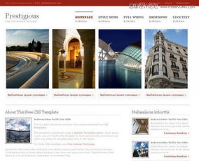 50個高品質免費HTML5與CSS3網頁模板 網頁設計與開發實用資源